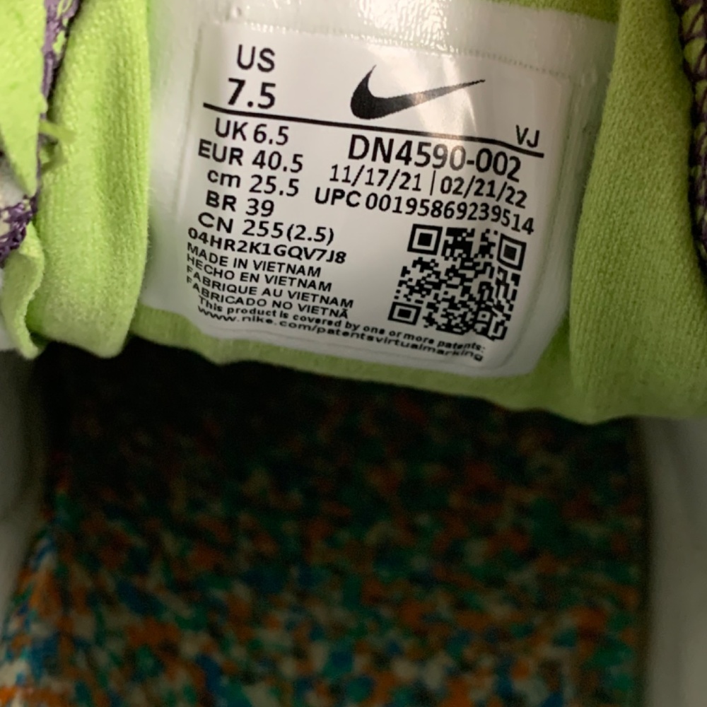 Nike Air Max Terrascape Plus Green-Olive Aura Size 7.5 - Picture 6 of 7